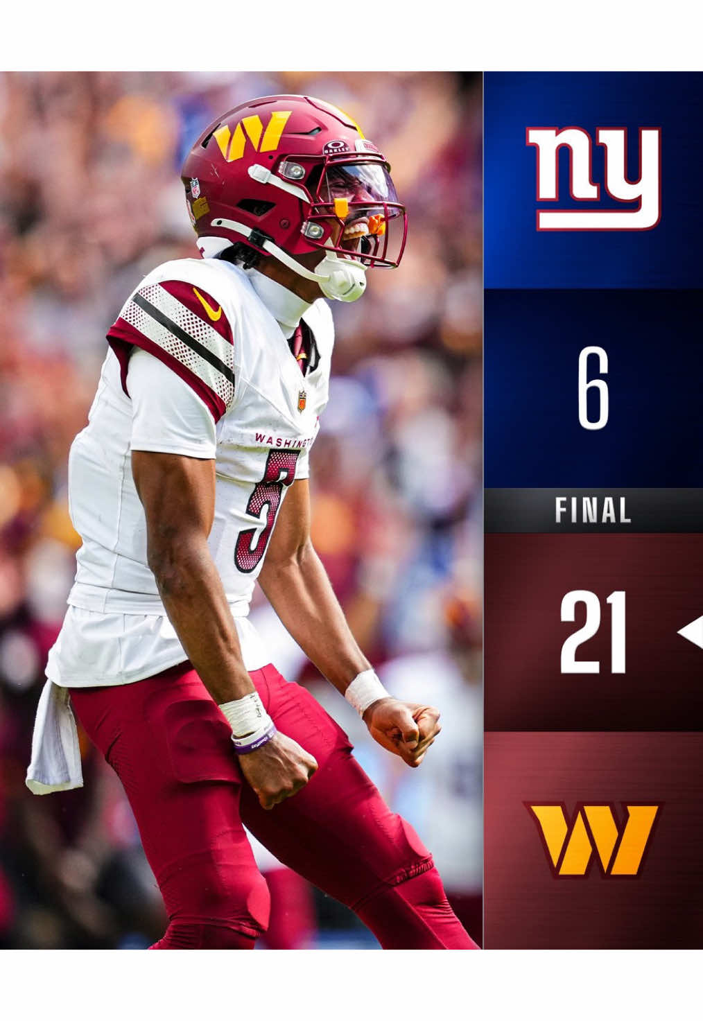 New York Giants vs Washington Commanders Game Highlights | NFL 2025 Season Week 1#fyp #nygiants #washingtoncommanders #jaydenmcdaniels #nflhighlights 