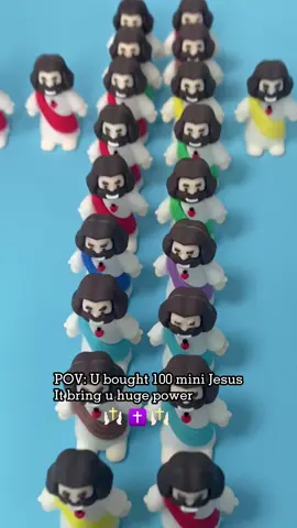 100pcs mini Jesus!!❤️🙏🏻🥹 #jesus #minijesus #jesuslovesyou #jesusfigures #jesuschrist 