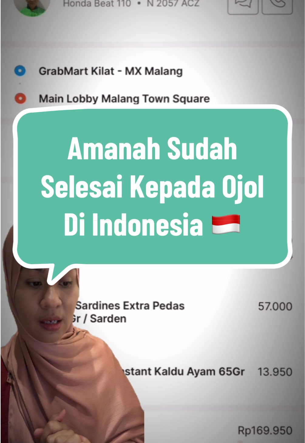 Alhamdulillah selesai sudah amanah dari kakak ipar ku yang turut ingin membantu ojol dan teman2 di Indonesia!  Cepat sembuh Indonesia! Kami dari Singapura doa supaya kalian terus kuat dan sihat! 🇮🇩  5 lokasi sudah dihantar:  1. Jakarta 2. Malang 3. Surabaya 4. Pontianak 5. Bandung 🇸🇬🤝🇮🇩 #grabSEAlidarity #SolidaritasTanpaBatas #ojolindonesia #grabfoodsg #grabfoodindonesia