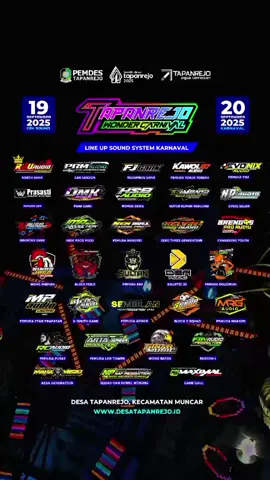 TAPANREJO Carnival 2025 #tapanrejomuncar #karnaval #soundviral #fyp #soundculturebanyuwangi 