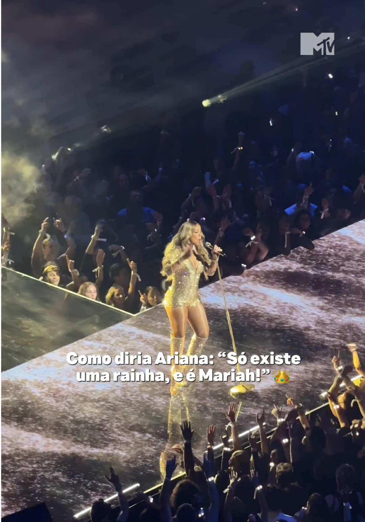 é a minha rainha SIM 🤧 @Mariah Carey o mundo te ama, ok? ok 🥹#VMAs #VMAs2025 #VMAnoParamount