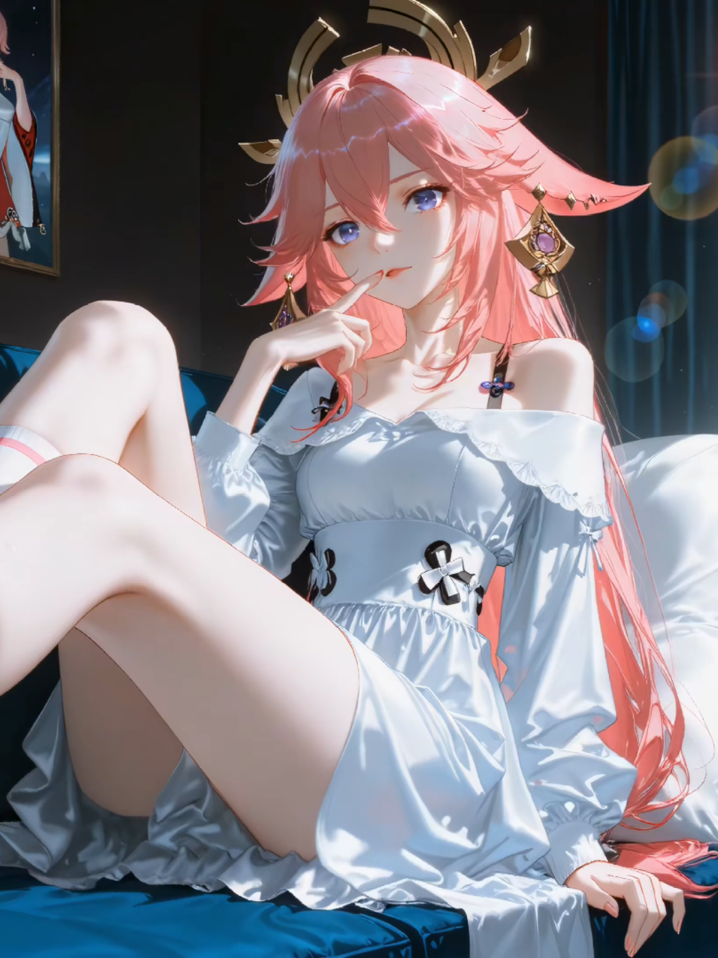 #yaemiko #ghensinimpact #wallpaper #livewallpaper #wallpaperanime 
