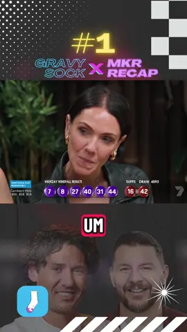 Jacinta bullshits her way through a review of the duck curry 🦆🥘 #mkr #mykitchenrules #channel7 #gravysock 