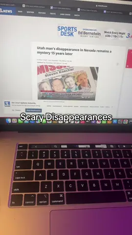 Scary Disappearances vol. 1 - Steven Koecher #horrortok #fypシ #fyp #fypシ゚viral #scarystories 