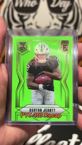 PYT-107 Recap.  Well, not our best break but we did manage to pull a few good numbered rookies in this one.  Thank you to everyone who joined in.  #whodeycollects 