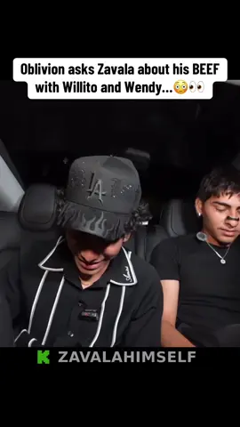 Oblivion asks Zavala about his BEEF with Willito and Wendy…😳👀 #oblivion #zavala #willito #wendyortiz 