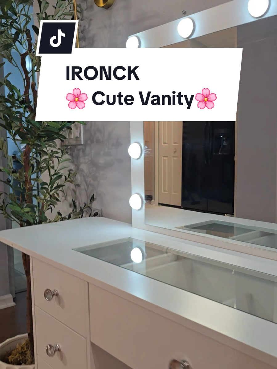 IRONCK 🌸 Cute Vanity 🌸 #Cutevanity #Vanity #tocador #vanitymirror #IRONCK 