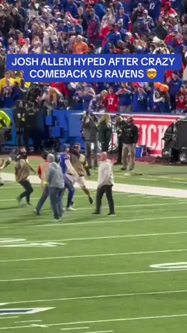 The reigning MVP was HYPED after the comeback win 💪🔥 #billsmafia #sports #football #joshallen 