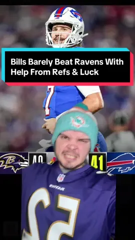 Bills Barely Beat Ravens With Help From Refs & Luck #nfl #nfltrending #nflviral #nflfootball #ravens 