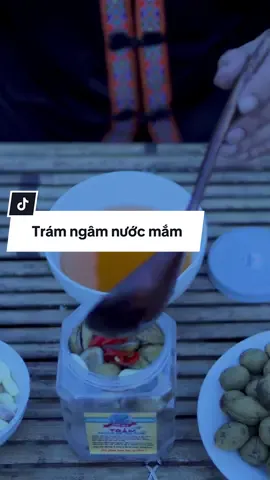 Trám ngâm nước mắm món ăn đưa cơm #amthuc #quatram #tramngammam #ancungtiktok #xuhuong