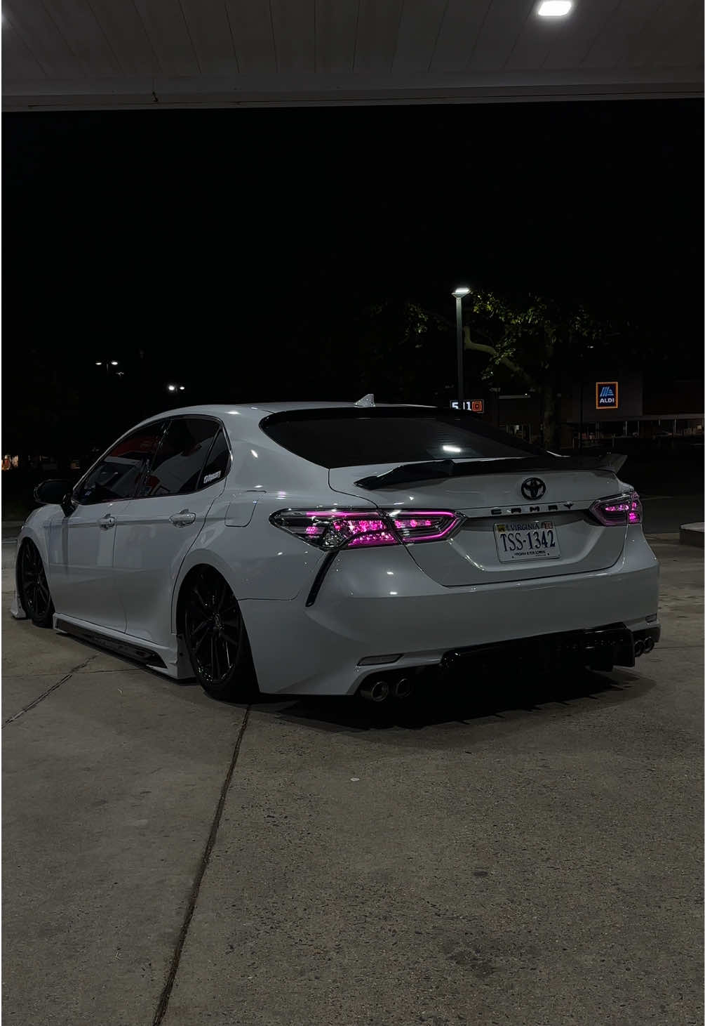 🤍🩷🖤 #camry #bagged #explore #explorepage #trending 