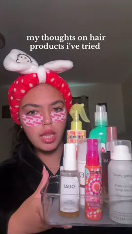 lmk what other products i should try  @Living Proof, Inc. @JOHNSON'S® @Olaplex @Briogeo @THE OUAI @amika @Kérastase  #hairtok #hairproducts ##leaveinconditioner #texturespray #hair 