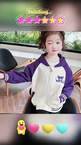 Kuromi yêu thích của con gái tôi đây rồi! Dễ thương quá phải không? Con gái thì phải mặc đẹp.#Áo và áo khoác cho bé gái#Quần áo trẻ em chất lượng cao#Ai mặc nó trông đẹp lắm