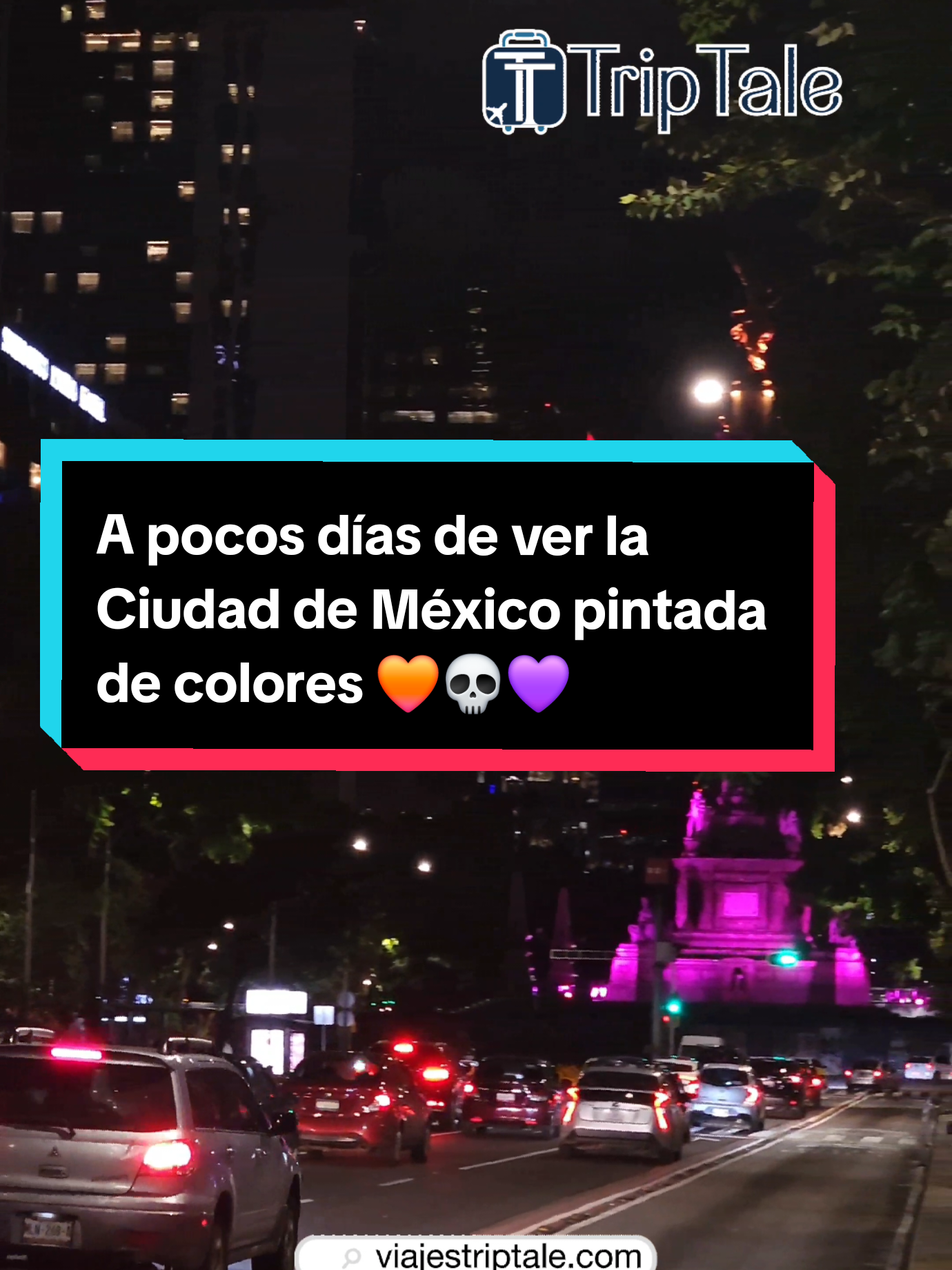 A pocos días de ver la Ciudad de México pintada de colores por los festejos de Día de Muertos 🧡💀💜🏵 #ViajaConTripTale #viajestriptale  #DesfileDiaDeMuertos #DiaDeMuertosCDMX #Alebrijes 