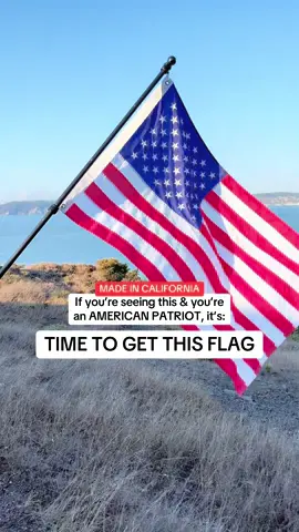 If you’re seeing this and you’re an American Patriot, it’s time to get this flag. Show your American Patriotism with an American Flag. This stunning outdoor flag features embroidered stars and stitched stripes. Crafted from 210D heavy duty nylon for durability.  Made with premium materials it’s the most loved flag from a Gold Star Seller on TikTok Shop. #americanflag #america #american #usa #americafirst 🏪: @QLASH Flag 
