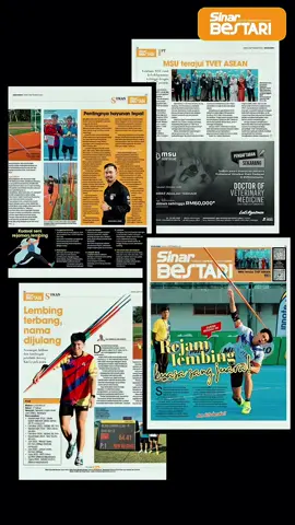 Dapatkan sisipan pendidikan Sinar Bestari hari ini di dalam akhbar Sinar Harian dengan tajuk kupasan ‘Rejam lembing: Kuasa sang juara!’ #sinarbestari #pendidikan #rejamlembing #fyp #myfyp 