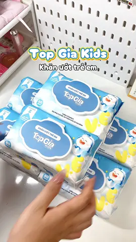 Khăn ướt TopGiakids tui yên tam dùng cho bé #unboxing #khanuotchobe #khanuottopgiakids #topgiakids #muataitiktok 