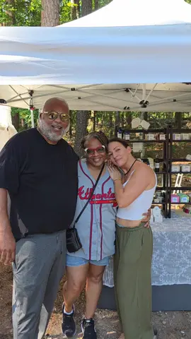 Trials of life hit so hard sometimes.  We have multiple major trials happening all at once and I struggle most days. But even through the struggles I choose to focus on the blessings God brings us. Like these 2. Once clients but now chosen family.  Montoya and Lisa came to see me at my show in Stone Mountain Thursday. They asked how Daniel was doing and in the conversation I told them how I had to rush out at the end of the show Sunday to drive home, get my truck unpacked immediately and then repack to leave for Boston the next day. They showed up on Sunday and helped me pack up and dolly my ENTIRE setup (at least 500 pounds of product, tables, shelves, weights, canopy, ect) at least a quarter of a mile to my truck so I could get out quick and get on the road (4.5  hour drive after a 9 hour work day). Without their help I would not have been able to leave until at least 7:00 but I was on the road by 5:50 p.m. God sent these angels to help me in a time of great stress and need. I didn't have to ask, they just did it. There are no words I can say to show how much this amazing act of love and kindness means to me. All of that to say, what we put our focus on makes a big difference. I've had a lot of people tell me how strong I am. I'm not strong... it's God's grace and mercy and every single angel He places in my life. 