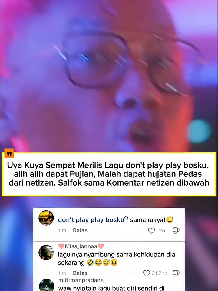 Lagu Uya Kuya Don't Play Play Bosku di hujat netizen #uyakuya #astridkuya