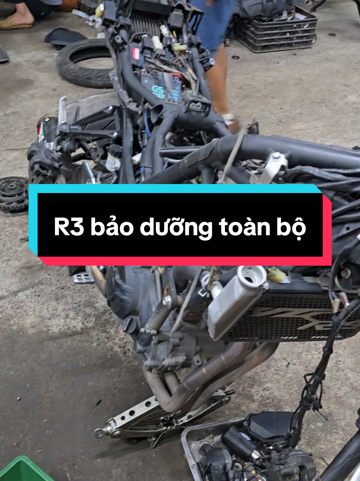 R3 bảo dưỡng toàn bộ, thời gian trả xe trong ngày, mình vẫn nhận gói toàn bộ như này với giá 800k, anh em nào có nhu cầu qua bên mình nhé #songmoc #doxechuyennghiep #dochoixemay #baoduongxemay #cứuhộ 