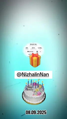 #CapCut @Nizhalin Nan Happy birthday to you & Enjoy your wonderful day🎂🎊🎈🤗❤️#k_abi❤️ 
