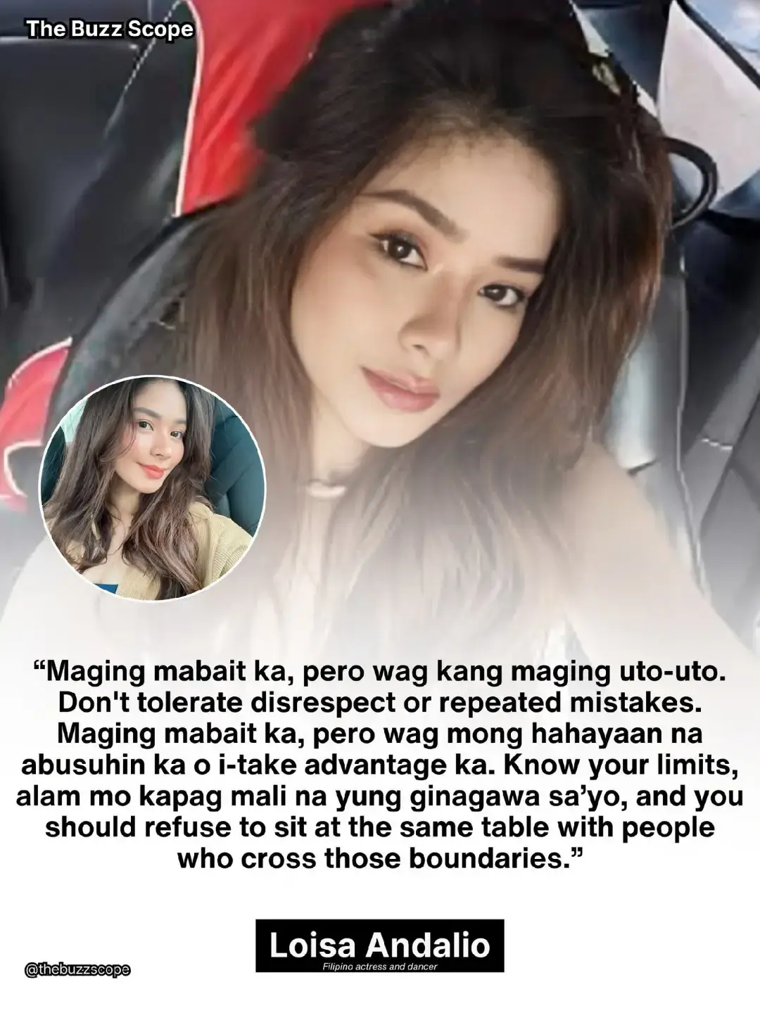 Real talk! ✅✅✅ Maging mabait ka, pero wag kang maging uto-uto. Don't tolerate disrespect or repeated mistakes. Maging mabait ka, pero wag mong hahayaan na abusuhin ka o i-take advantage ka. Know your limits, alam mo kapag mali na yung ginagawa sa’yo, and you should refuse to sit at the same table with people who cross those boundaries. Kadalasan kasi iniisip ng iba na kapag mabait ka, dapat palagi kang nagpapasensya at tumatahimik. Pero hindi lahat ng oras kailangan mong i-take in lahat ng sakit o mali ng ibang tao. Mabait ka nga, pero hindi ka dapat maging punching bag ng kahit sino. Mahalaga rin na marunong kang mag-set ng standards para sa sarili mo. Kasi kung hindi, lagi at lagi kang mauubos sa maling tao. At sa huli, ikaw pa yung magmumukhang mali kahit ikaw yung nagbigay ng lahat. Tandaan mo, hindi selfish ang mag-prioritize ng peace of mind mo. Hindi kasalanan ang piliin yung mga taong marunong rumespeto sa’yo. Kung may naglalakad palayo dahil hindi nila matanggap ang boundaries mo, hayaan mo sila. Kung may totoong nagmamahal at may respeto, hindi nila ipu-push na baliin mo ang standards na itinayo mo. Sila pa mismo ang magpupush sa’yo na alagaan ang sarili mo. At sila yung hindi ka ipaparamdam na mali ang pumili ng katahimikan kaysa toxic na samahan. At sa dulo, ikaw rin ang magbebenefit kapag natuto kang maglagay ng linya. Kasi mas pinapahalagahan mo ang sarili mo, mas lumalapit ang mga tamang tao na kaya kang i-appreciate nang totoo. Kaya always remember, be kind but don’t forget your worth. 💯 #highlightseveryonefollowers2025 #aquarius♒️🫶🏽💙 