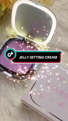 Setting cream the besttt ever , hampa kena try gais ! Yang oenting shomell sebab ada lampu bila buka , auchhh ! 😋 #kaledy #jellysettingcream #settingcream #lightweight #jellycream 