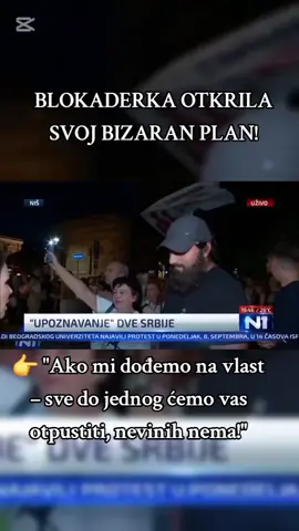 ⚠️ Blokaderska ideologija = čist progon! „Nevinih nema!“ #blokaderi #studenti #protesti #studentiublokadi #sviublokade #protesti2025 #niš #n1tv #n1tvmedia #blokade 