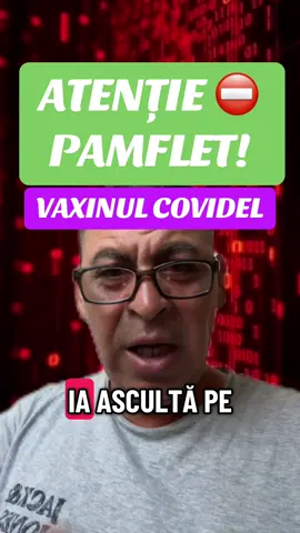 ATENȚIE ⚠️  Pamflet  VAXINUL COVIDEL! Remediu prin Programare Apă! #diasporaconcept #diasporaconceptsrl #AIDiasporaConcept 