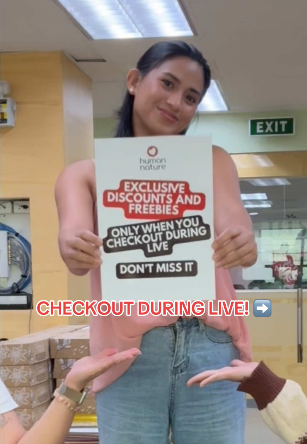 CHECKOUT during LIVE to get EXCLUSIVE discounts and freebies! 🛒🛍️ #live #sale #natural 