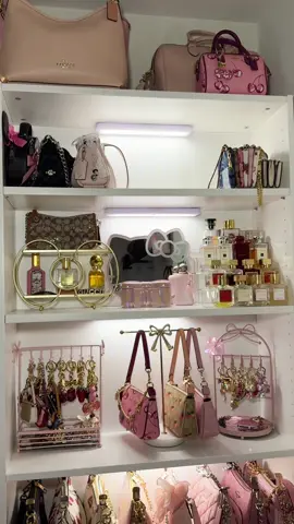 She’s right 😅 that’s why I reorganized my purse shelf to make room for more🤣 #coach #pursetok #girlyaesthetic #girlythings 