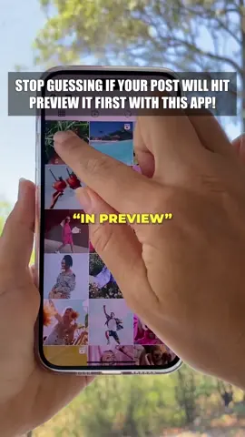 Great hack for previewing the look of your Instagram grid before posting. 