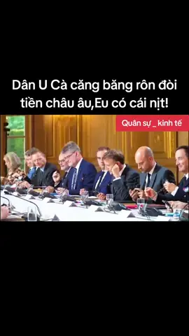 dân U Cà căng băng rôn đòi tiền châu âu, Eu có cái nịt!#ukraine #zelensky #eu 