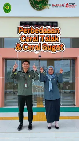 Apa perbedaan cerai talak dan cerai gugat? Simak video sampai selesai😉 #mahkamahagung #pengadilanagama #ditjenbadilag #foryoupage #fyp 