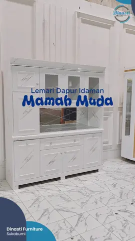 Cantik dan estetik banget kan bun😍😍😍 Semua Foto dan Video kami eksklusif dibuat dari barang Real yang ada di toko kami ya, jadi buat apa ragu barang yang datang berbeda dengan gambar.  Yuk order sekarang juga sebelum keabisan…  Bisa request warna lain juga loh, langsung aja hubungi admin atau datang langsung ke dinasti furniture sukabumi ya 🏃🏻🏃🏻🏃🏻  #lemarimakan  #kitchenset  #lemaridapur  #lemari  #dinastimebeul 