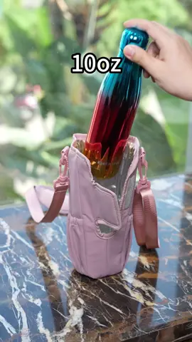 Suitable for all sizes below 40oz!😘😘😘#waterbottlebag #crossbodybag #purse #fashion #slingbag 