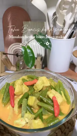 Tahu buncis kuah santan #buncis #masakanrumahan #masakansimple #masukberanda #fypシ゚ 