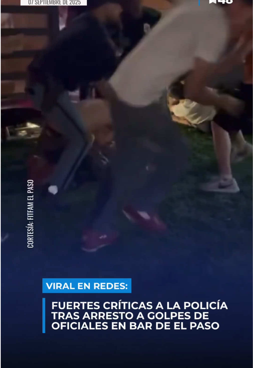 Fuertes críticas contra el Departamento de Policía de El Paso tras posible caso de abuso excesivo de fuerza. #NoticiasTelemundo48EP #EPPD #ElPasopolice #police 