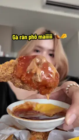Gà rán phô mai tuyết 🧀🍗❄️ #cocovie #tiktokviral #ancungtiktok #tiktokfood #mukbang 