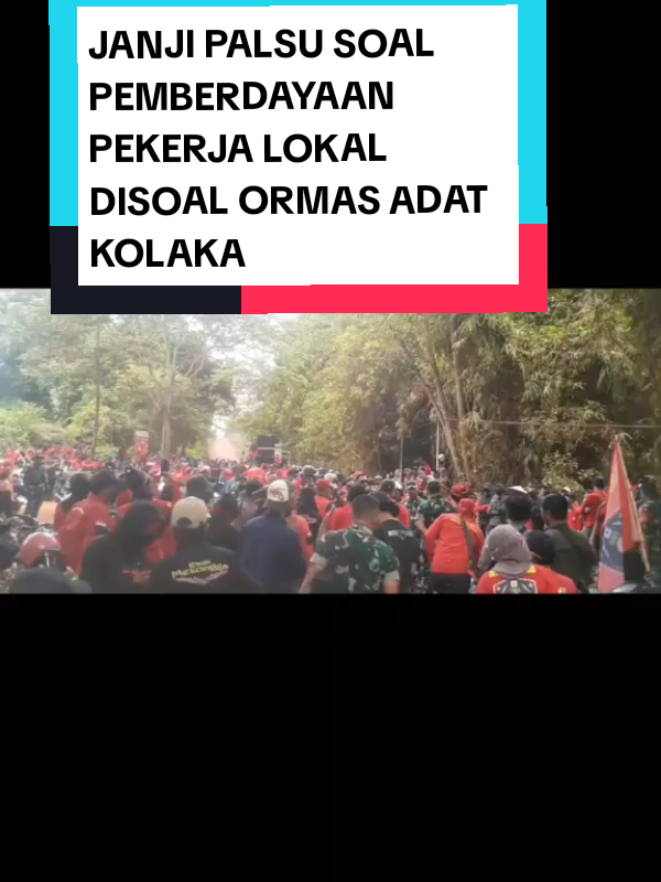 AKSES JALAN UTAMA PT VALE KOLAKA DI TUTUP MASSA ORMAS ADAT. #kolakasulawesitenggara  #kolaka #demo29agustus2025 #demojakartaharini 