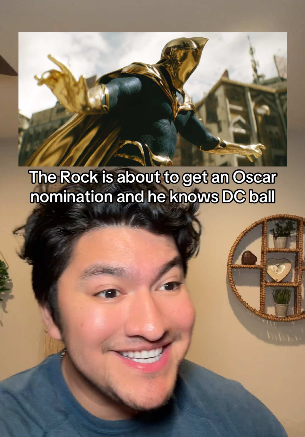 The Rock is about to get an Oscar nomination and he knows DC ball #therock #batman #dcu #blurayangel #TikTokBuzzContest