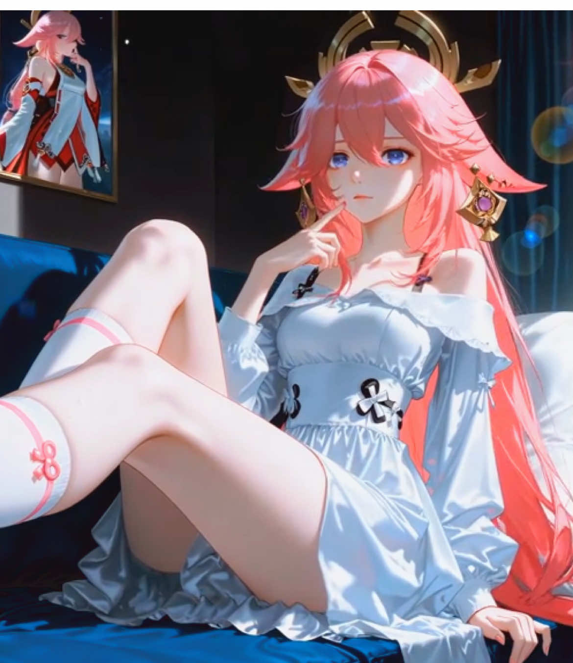 Live Wallpaper Genshin Impact 2K - Yae Miko #xuhuong #wallpaper #fyp #GenshinImpact #anime 