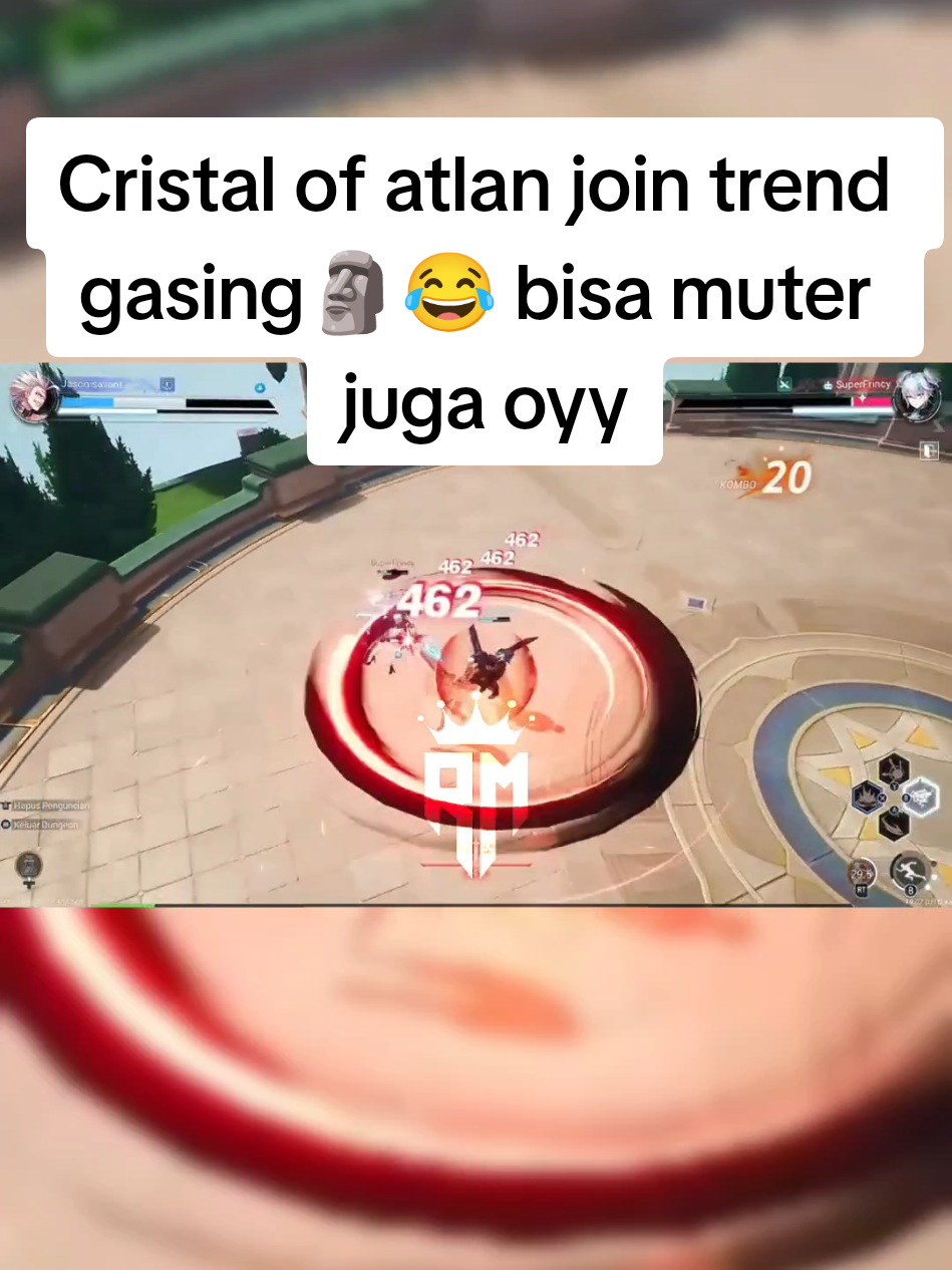 ternyata bisa juga muter2 gini woi😂🗿 #CrystalofAtlan #CoA #DigimonxCoA #gasing#gasingviral 