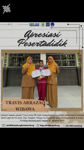 terimakasih semua support system sekolah, ibu wakel🥰 & all coach🙏🏻 #sharkaquatikclubbandung  #finswimming #finswimmer #motivation #semangatterus 💪💪 