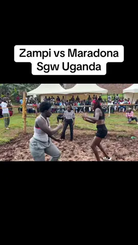 Women wrestling africa! Zampi vs maradona ! Mud wrestling uganda! #smackdownhighlights #AfricanSports #trendingvideo #WWE #aew 