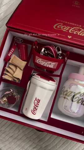 Celebrate life’s occasions with this perfect gift box 🎁 #germxcocacola #giftbox #tumblerset #cocacolatumbler 