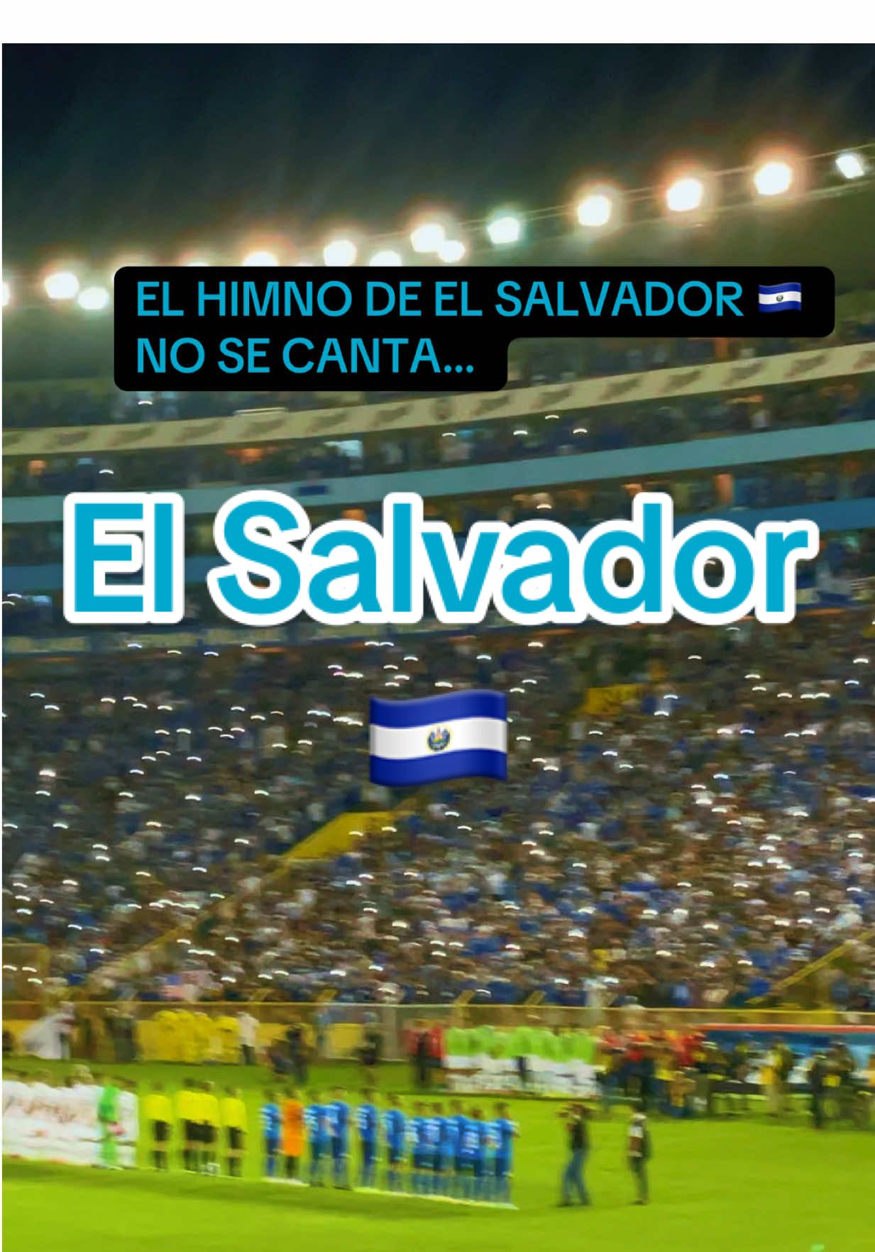 El que no sienta esta HIMNO que se deje de llamar SALVADOREÑO 🇸🇻💙 VAMOS SELECTA si se puede si se puede yo sí creo en ti…. #elsalvador #futbol #mundial #tiktok #musica 