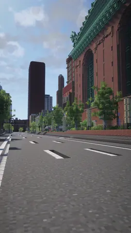 Harold Washington Library in Chicago built in Minecraft.  #fyp #Minecraft #chicago #library