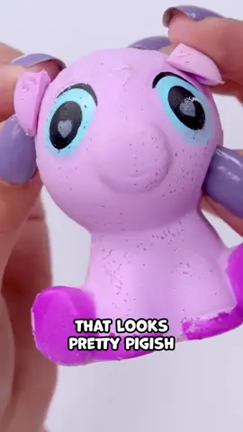 Replying to @Moriah Elizabeth  I wanna try to make a pig like one of my viewer’s Faith tried to make out of a unicorn squishy #moriahelizabeth #squishies #makeover #paint #pig