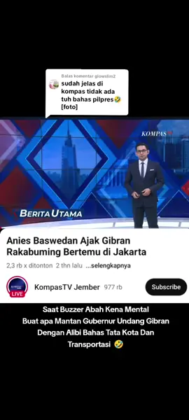 Membalas @glowslim2Silakan Bantah buat Apa Mantan Gubernur datang Ke Solo Dan Undang Gibran Ke Jakarta Dengan Alibi Bahas Transportasi Dan Tata Kota Disaat Dia Mencalonkan Jadi Capres 🤣 #fyp #foryou #viral #indonesia🇮🇩 